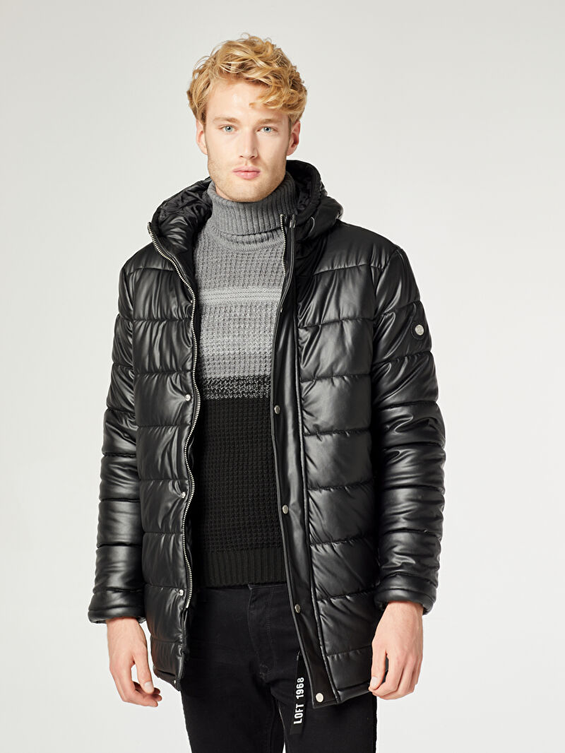 Regular Fit Erkek Mont Pu