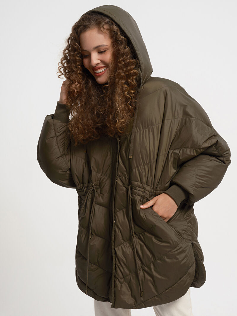 Oversize Fit Kadın Mont