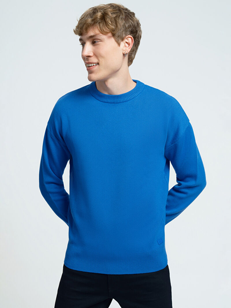 Oversize Fit Erkek Kazak