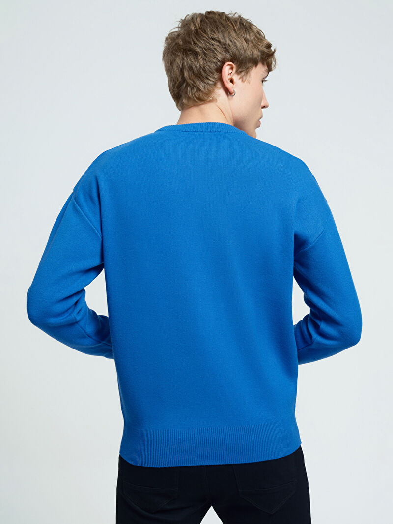 Oversize Fit Erkek Kazak