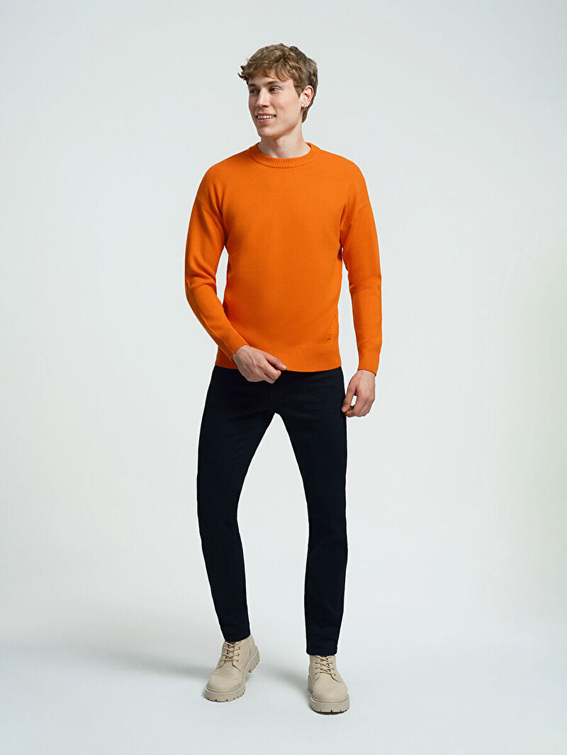 Oversize Fit Erkek Kazak