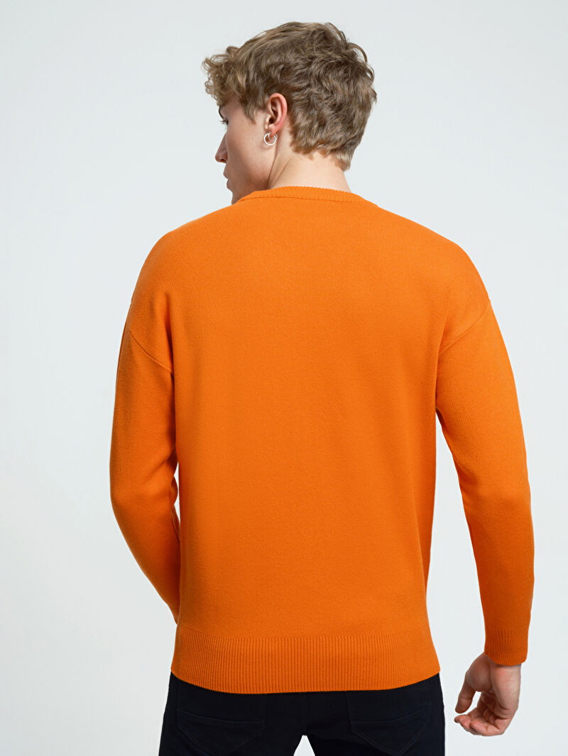 Oversize Fit Erkek Kazak