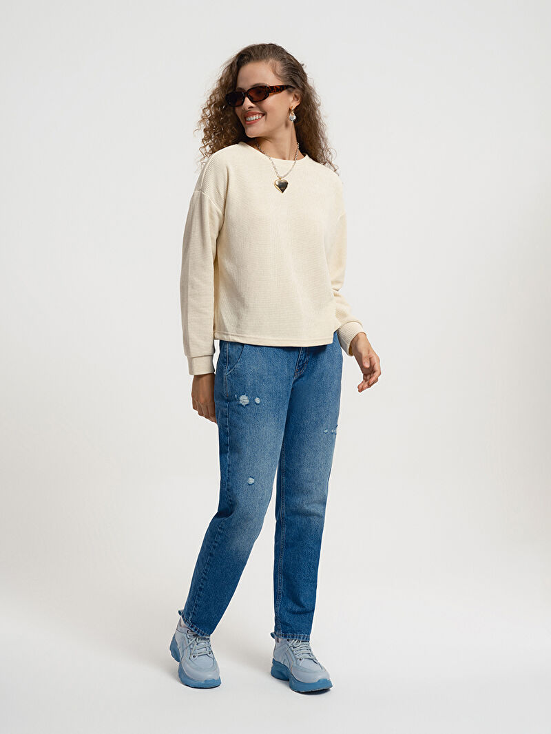 Regular Fit Kadın Sweatshirt