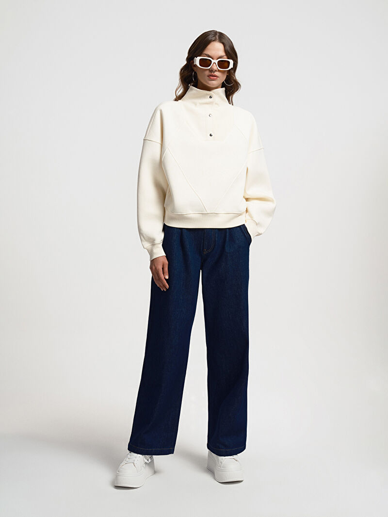 Oversize Kadın Sweatshirt
