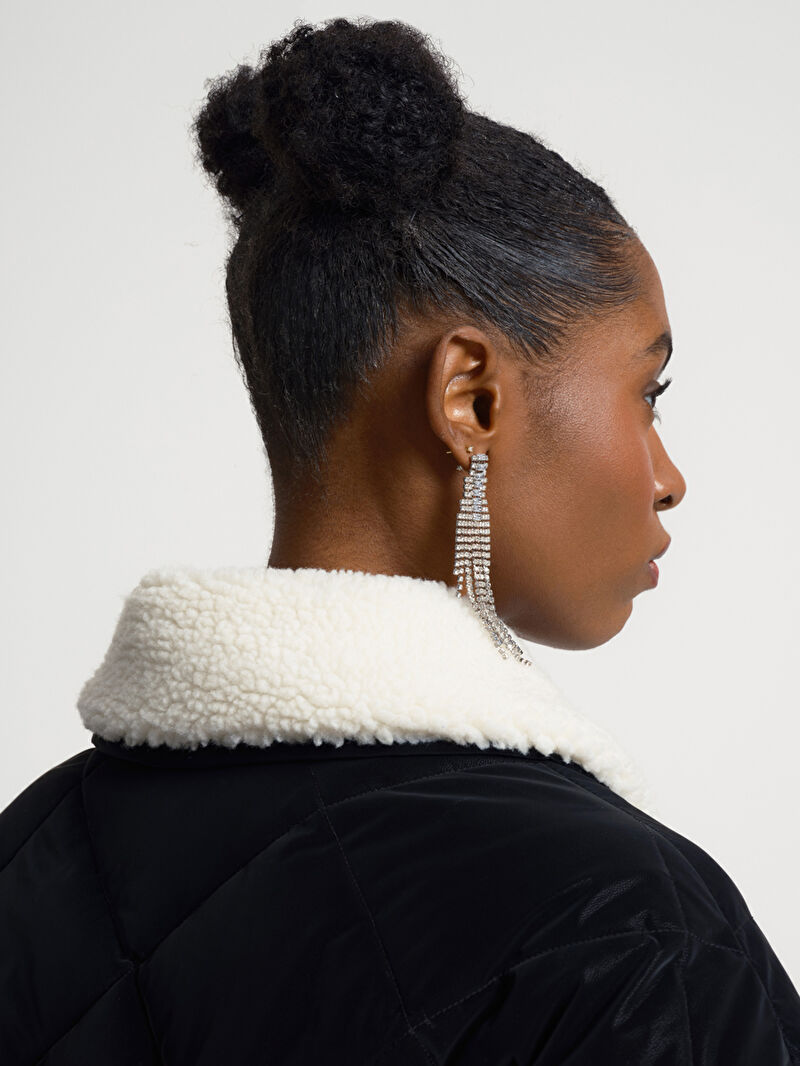 Oversize Fit Kadın Mont