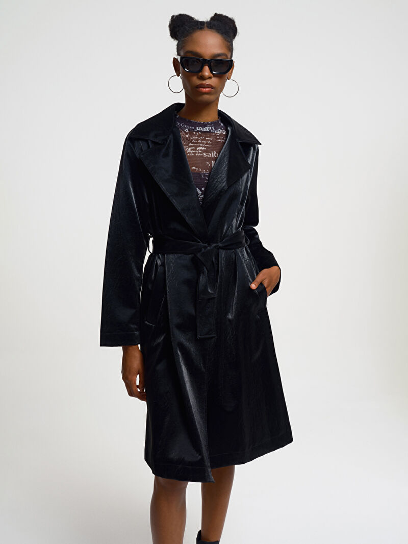 Regular Fit Kadın Trenchcoat