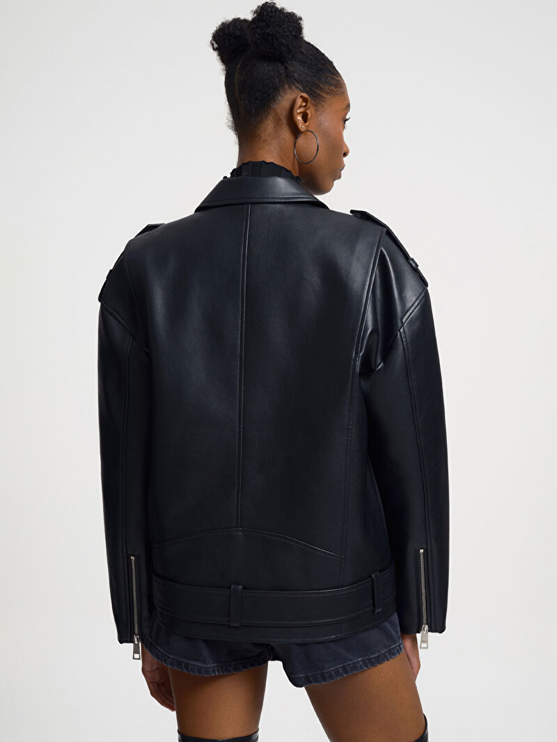 Oversize Kadın Mont Pu