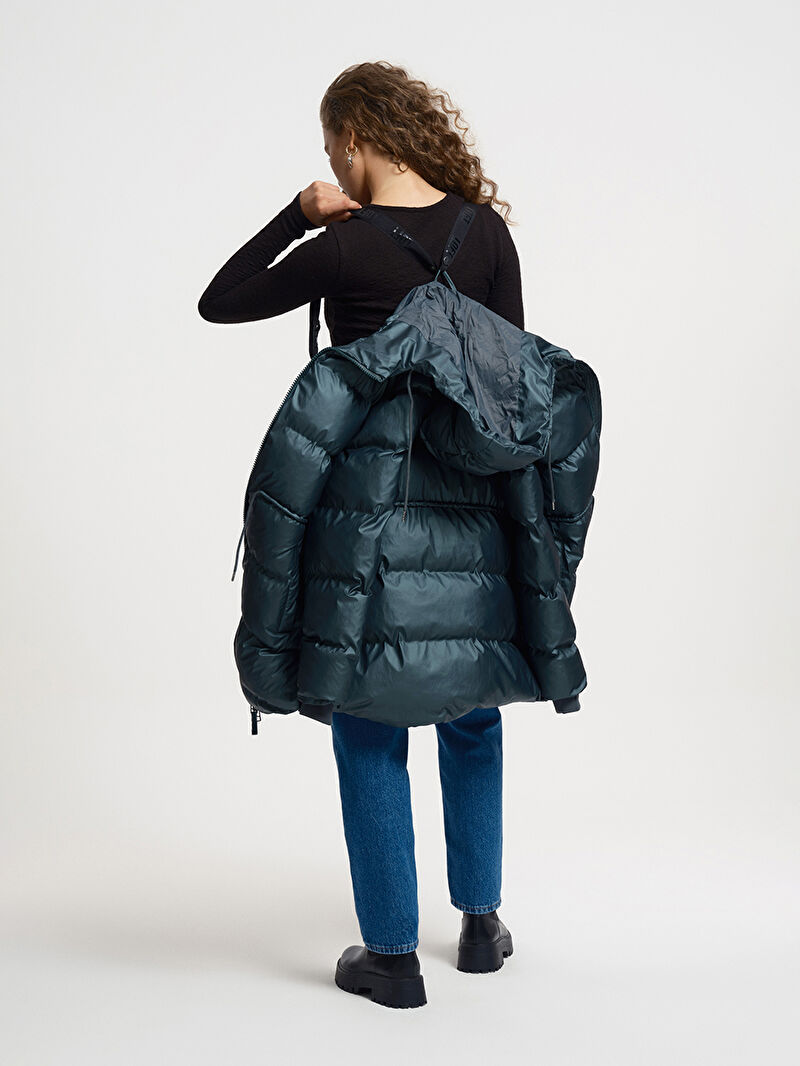 Loose Fit Kadın Mont