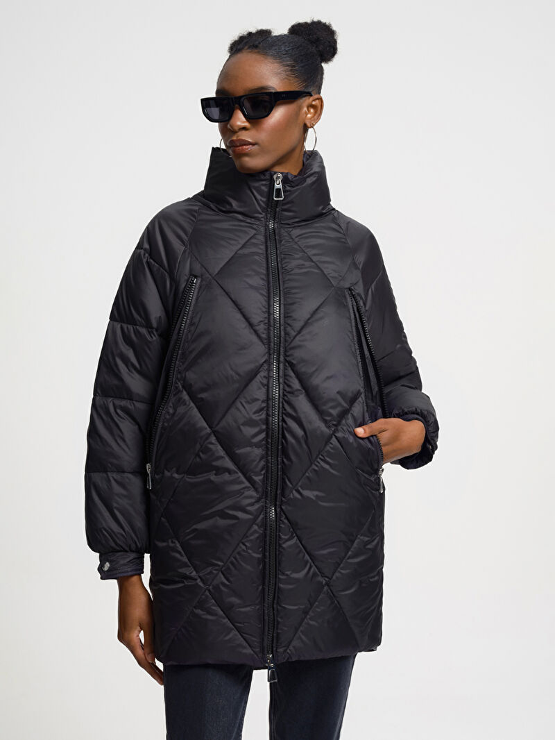 Loose Fit Kadın Mont