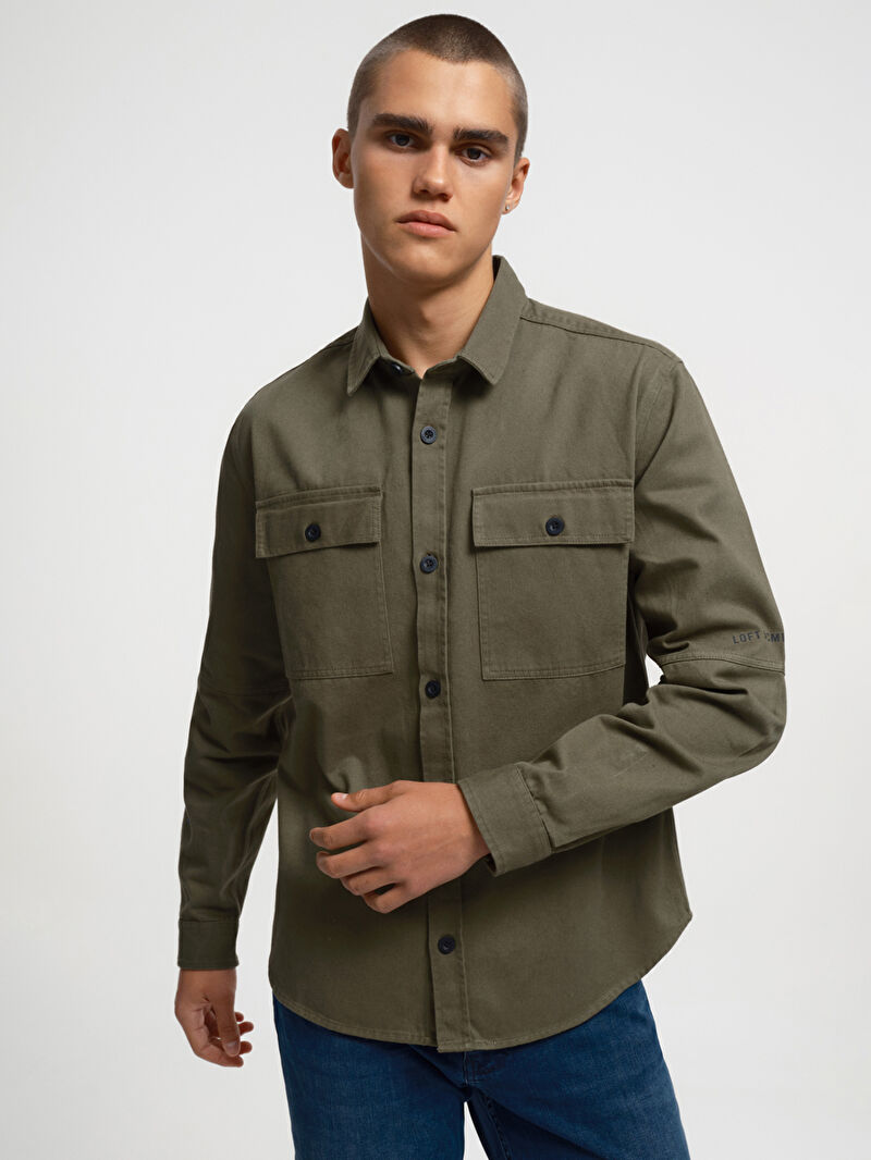 Relax Fit Erkek Gömlek U.kol