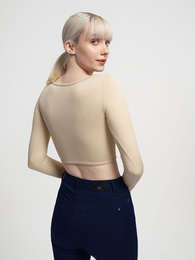 Crop Kadın Tshirt U.kol