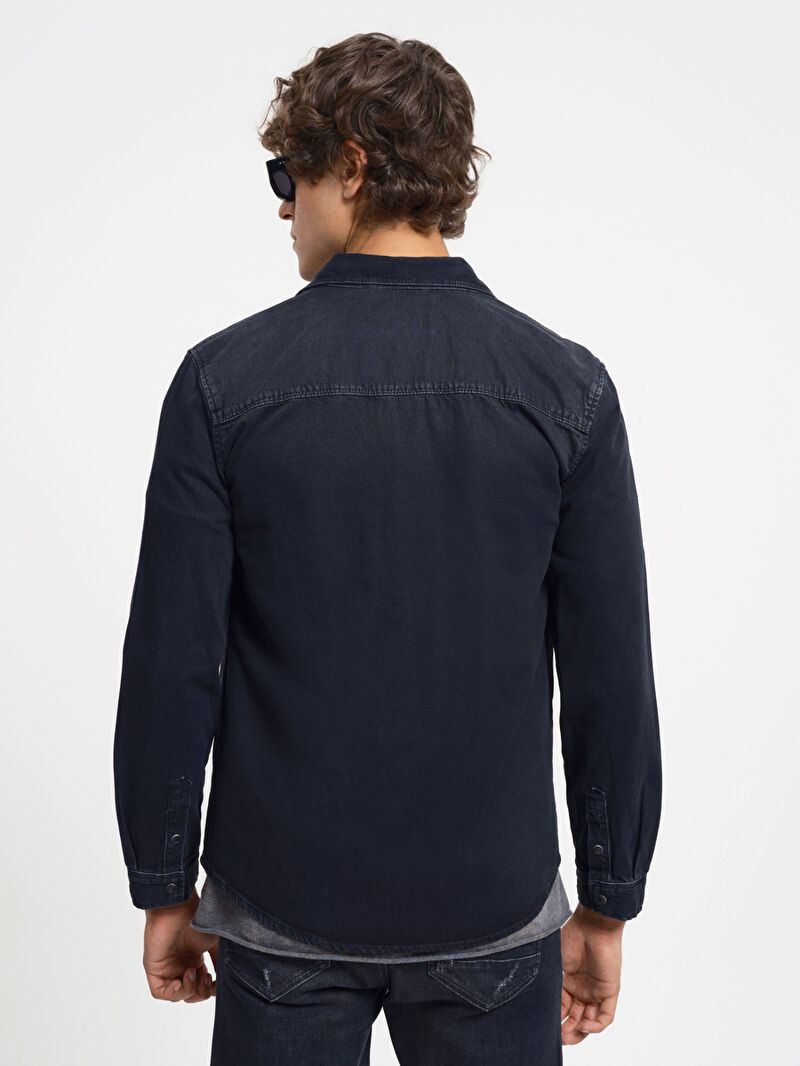 Slim Fit Erkek Gömlek U.kol