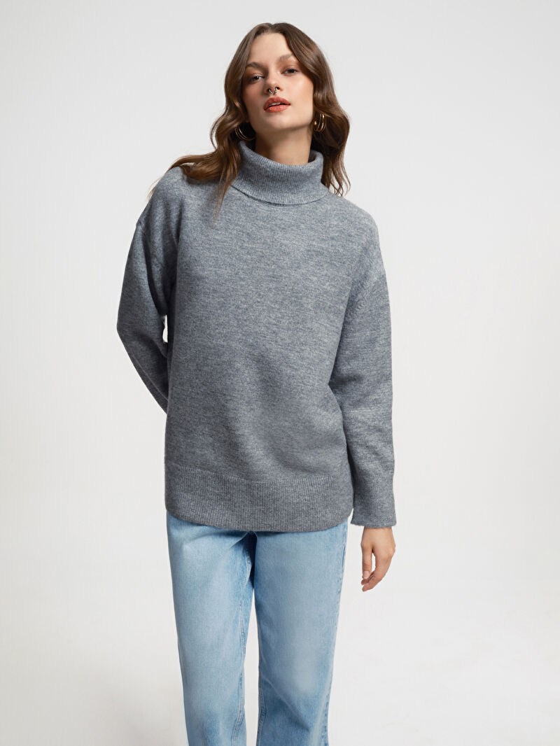 Oversize Kadın Kazak