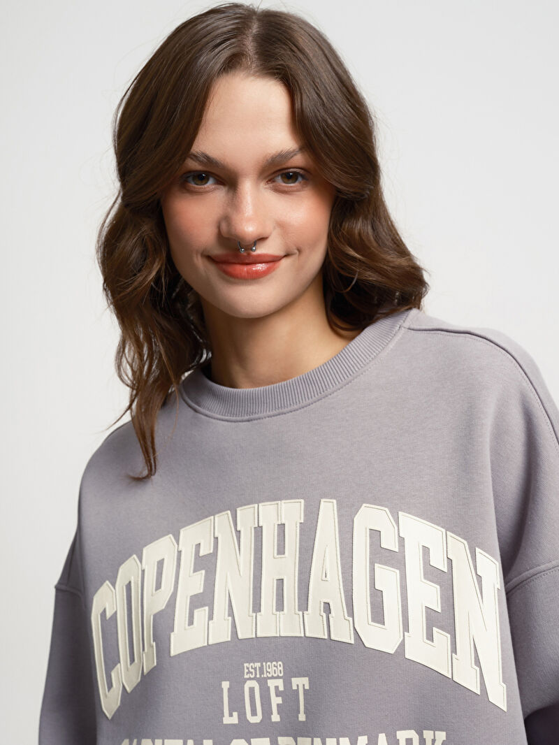 Oversize Kadın Sweatshirt