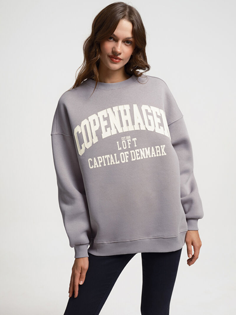 Oversize Kadın Sweatshirt