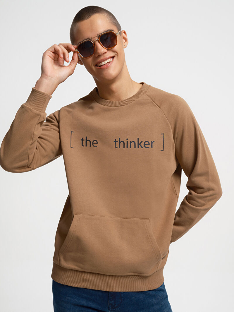 Loose Fit Erkek Sweatshirt