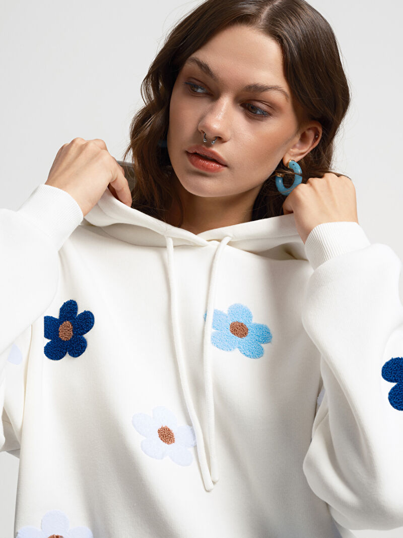 Loose Fit Kadın Sweatshirt