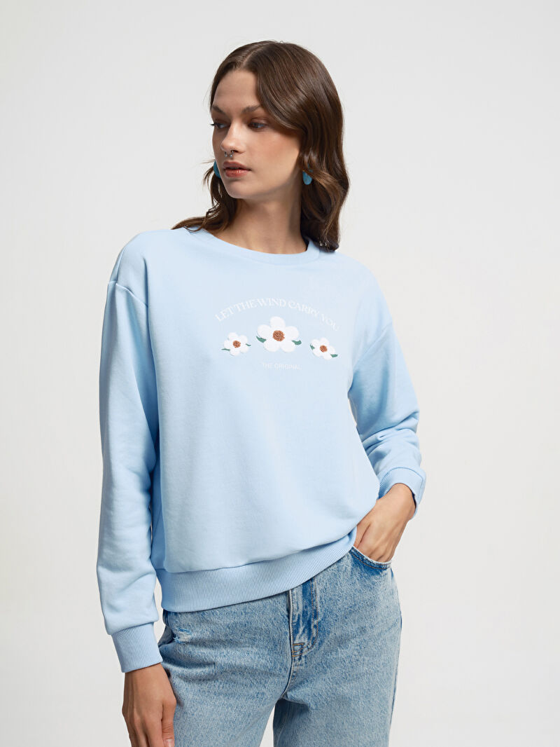 Oversize Kadın Sweatshirt