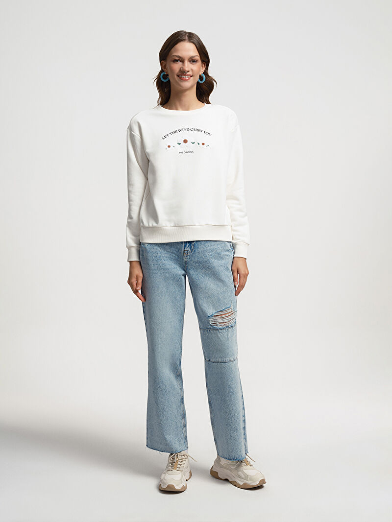 Oversize Kadın Sweatshirt