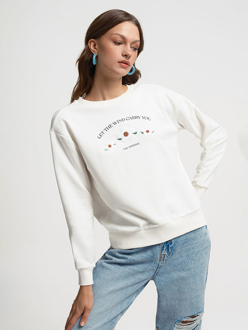 Oversize Kadın Sweatshirt