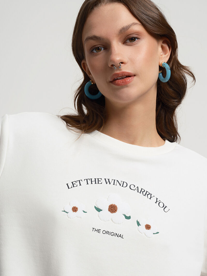 Oversize Kadın Sweatshirt