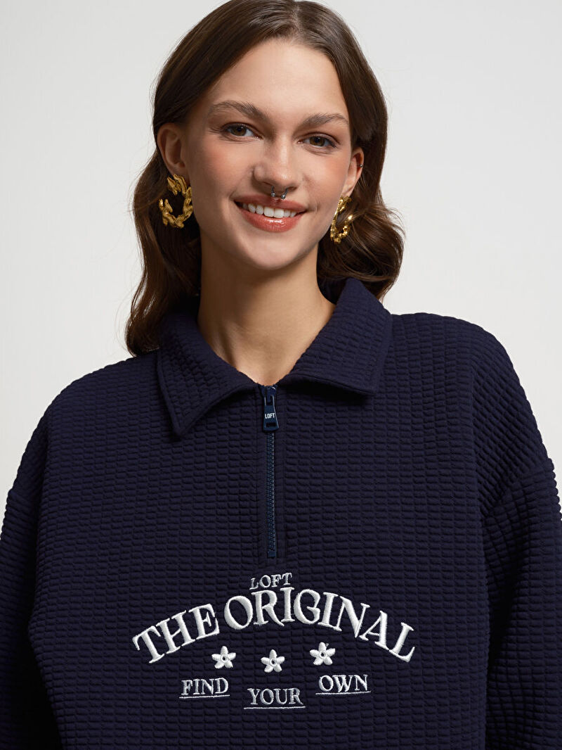 Loose Fit Kadın Sweatshirt