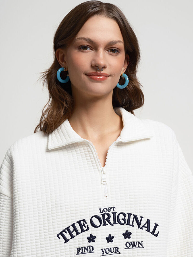 Loose Fit Kadın Sweatshirt