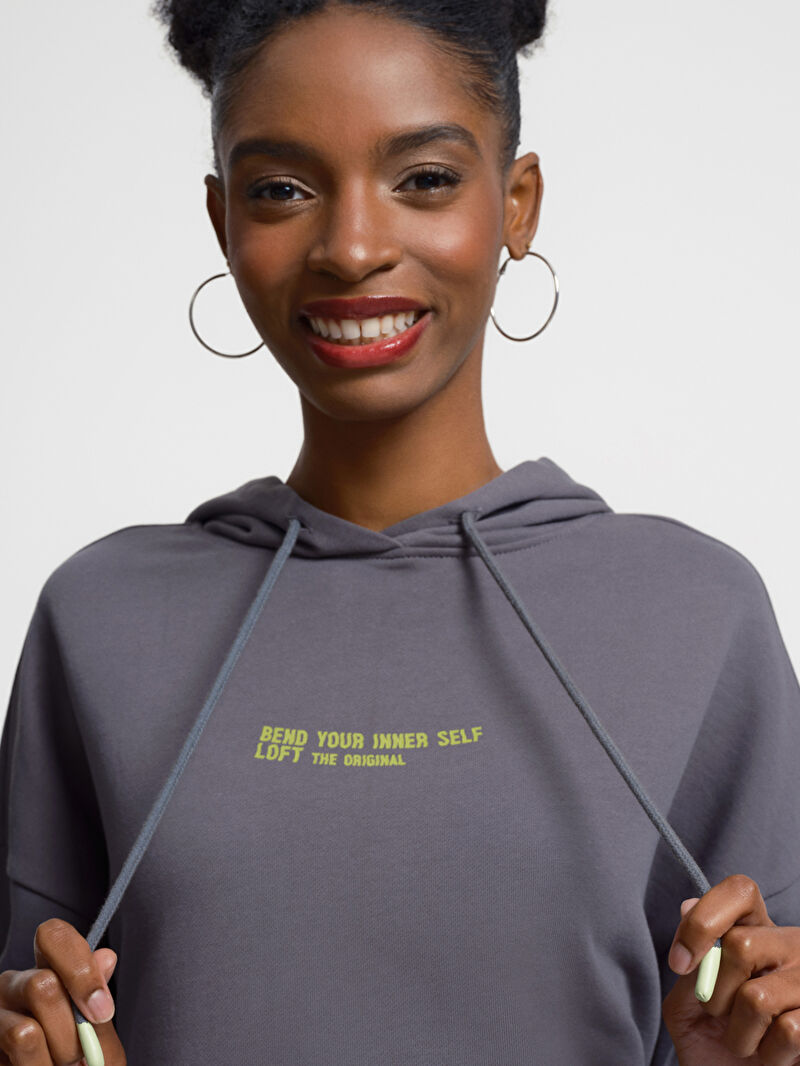Loose Fit Kadın Sweatshirt
