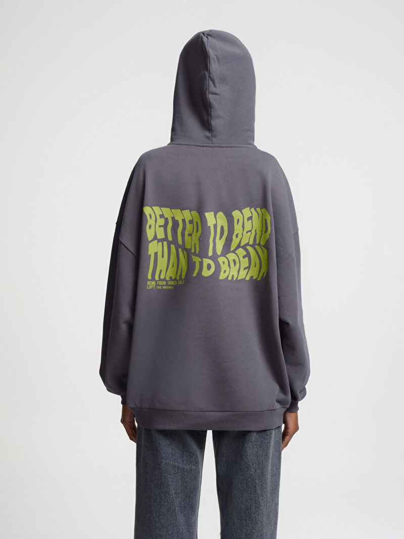 Loose Fit Kadın Sweatshirt