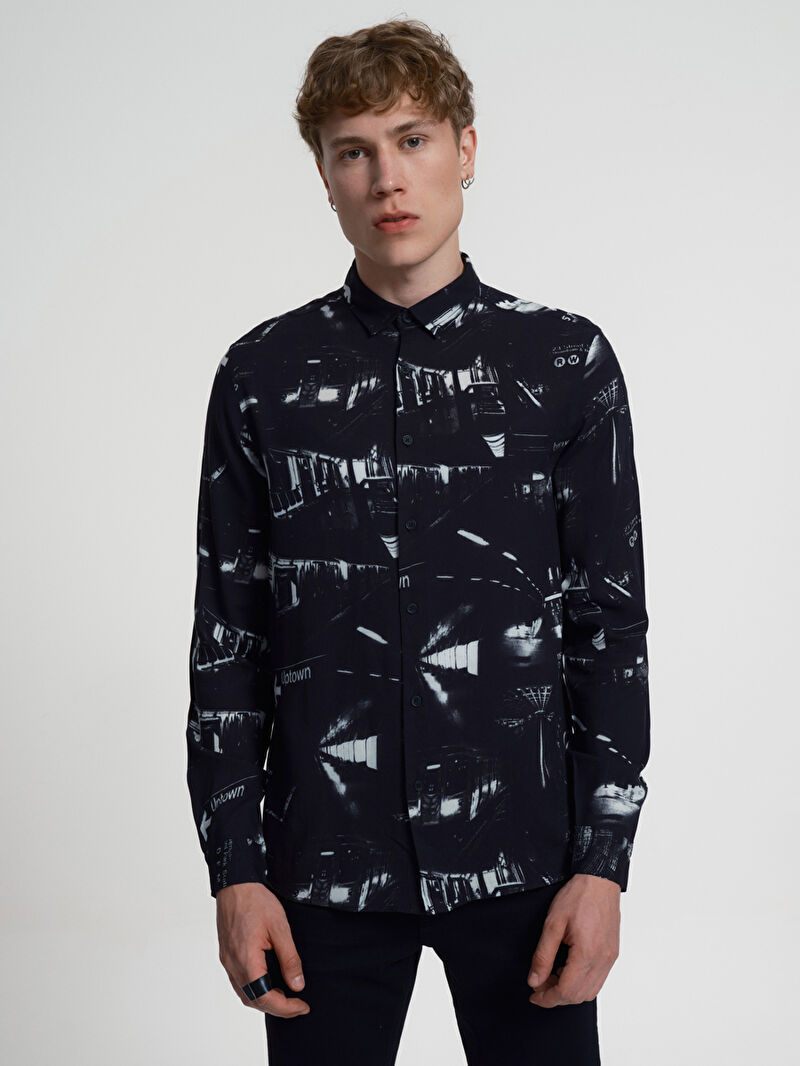 Regular Fit Erkek Gömlek U.kol