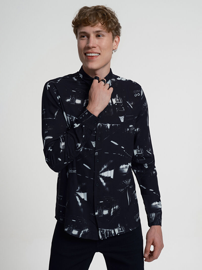 Regular Fit Erkek Gömlek U.kol