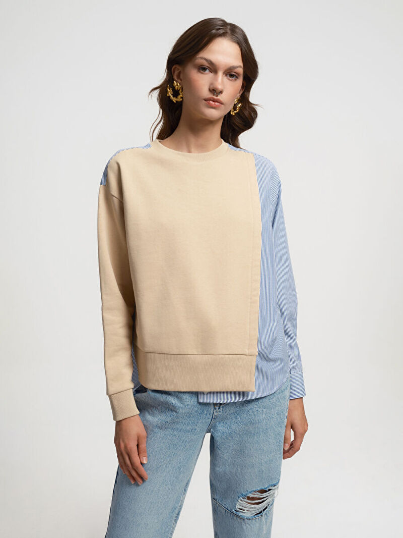 Loose Fit Kadın Sweatshirt