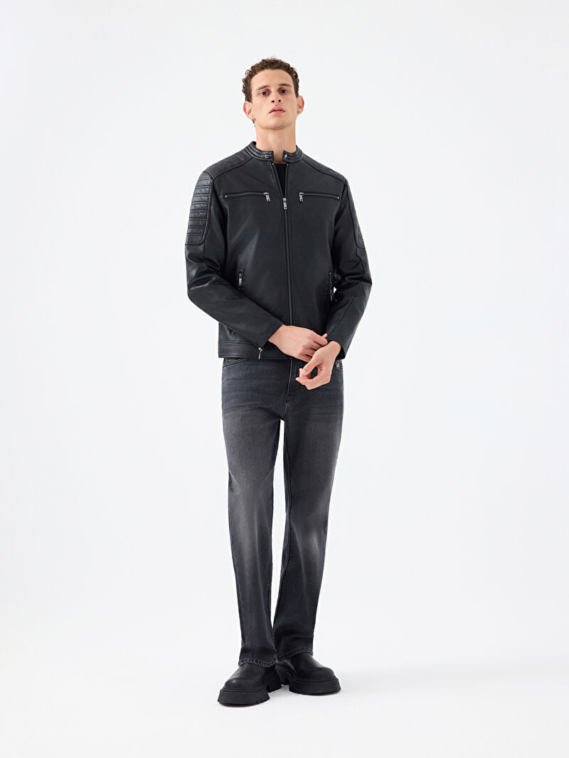 Regular Fit Erkek Mont Pu