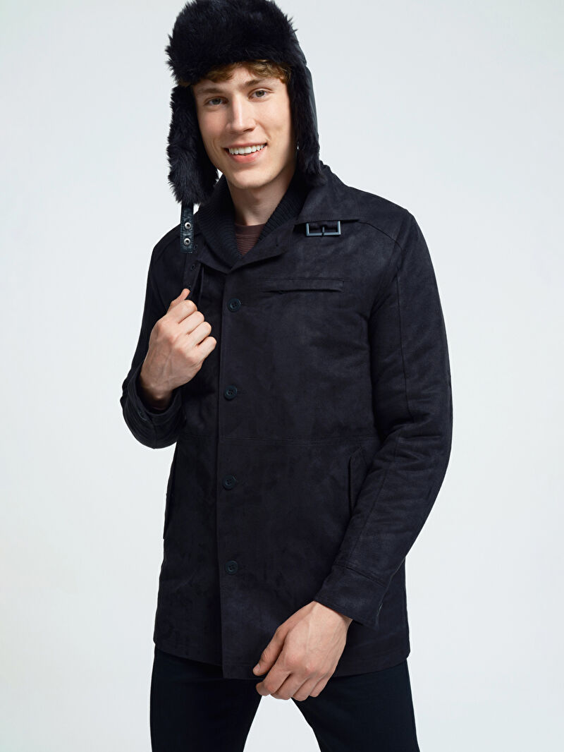 Slim Fit Erkek Kaban