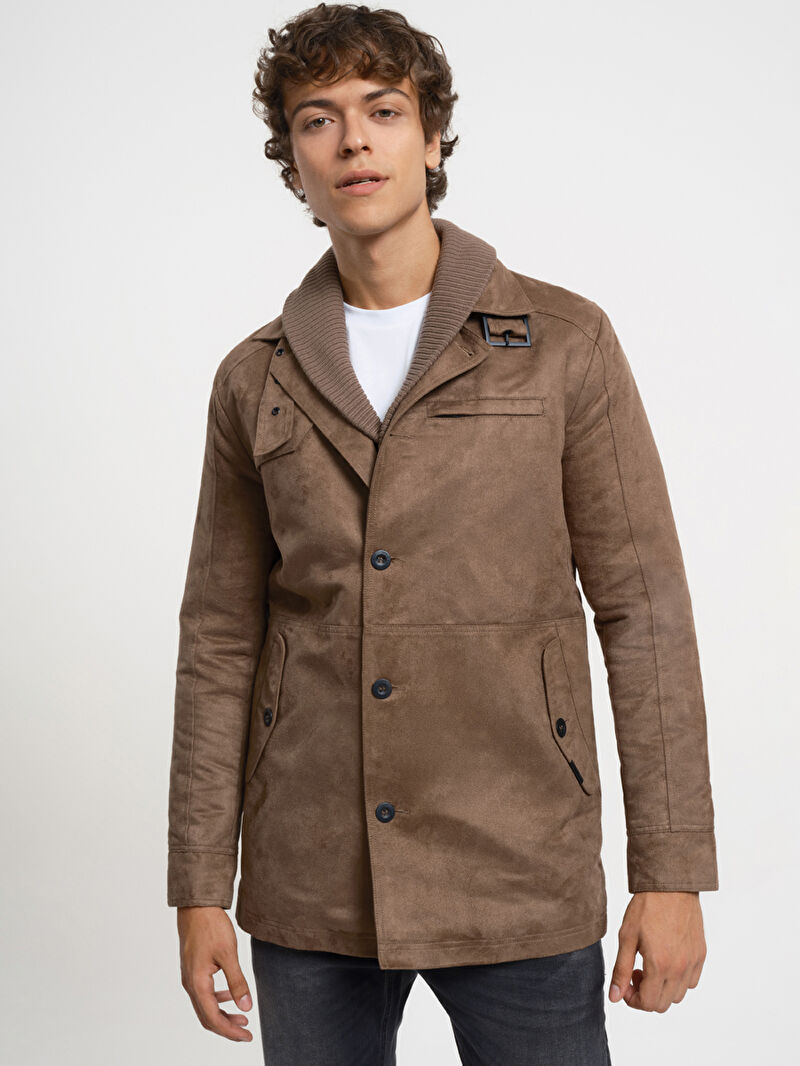 Slim Fit Erkek Kaban