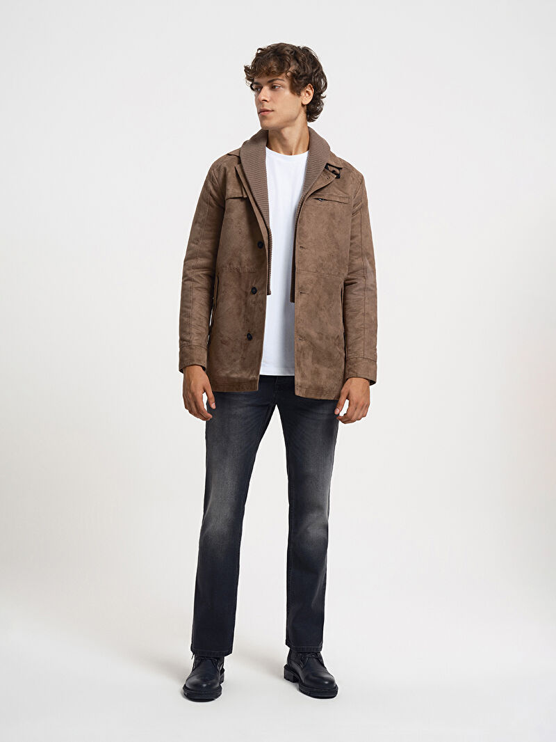 Slim Fit Erkek Kaban