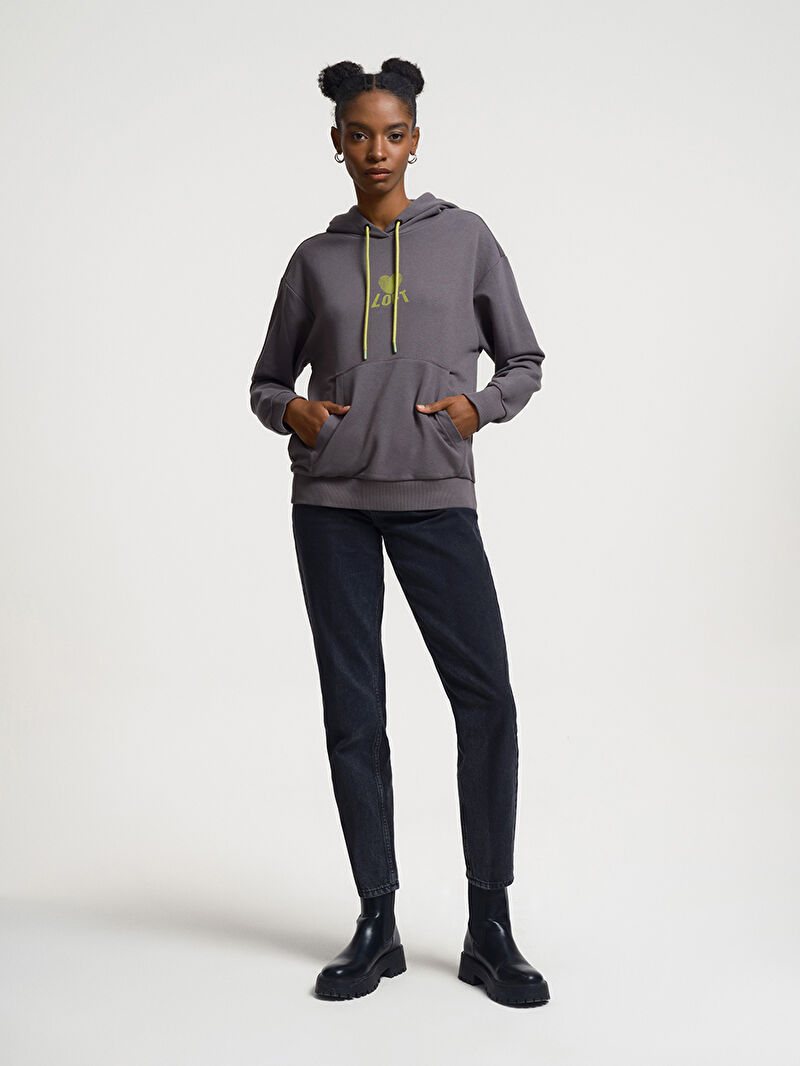 Oversize Kadın Sweatshirt