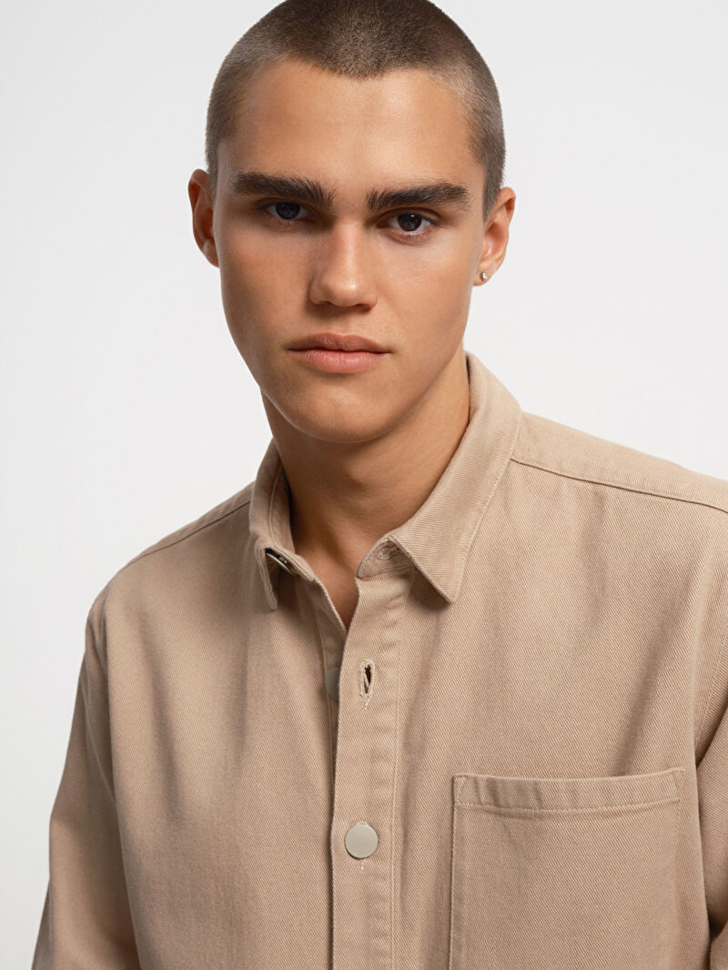 Regular Fit Erkek Gömlek U.kol