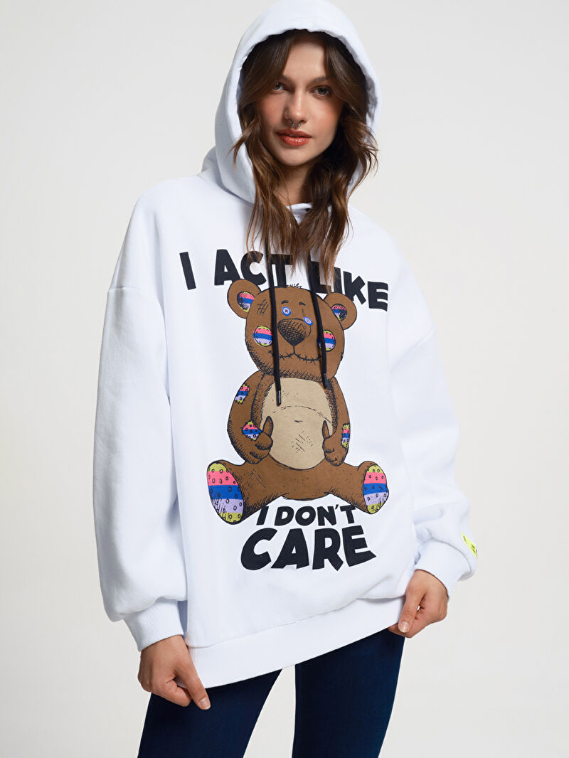 Oversize Kadın Sweatshirt