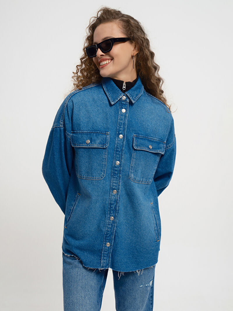 Comfort Fit Kadın Gömlek U.kol