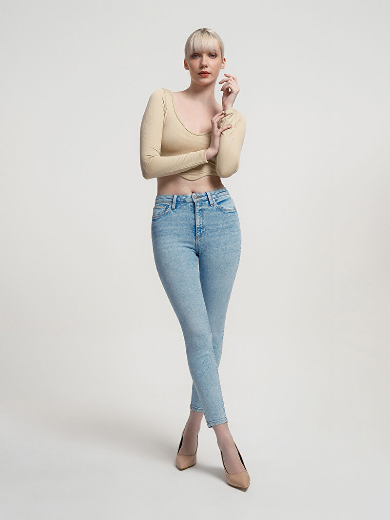 Natalie Skinny Fit Kadın Pantolon