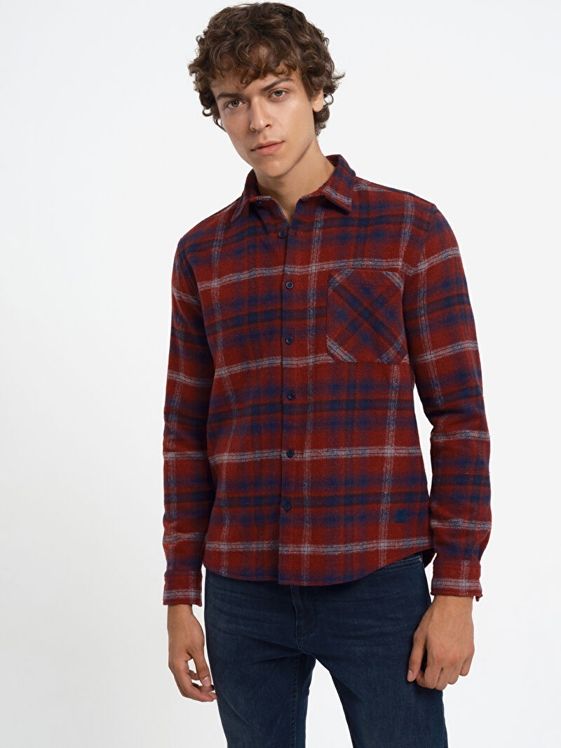 Regular Fit Erkek Gömlek U.kol