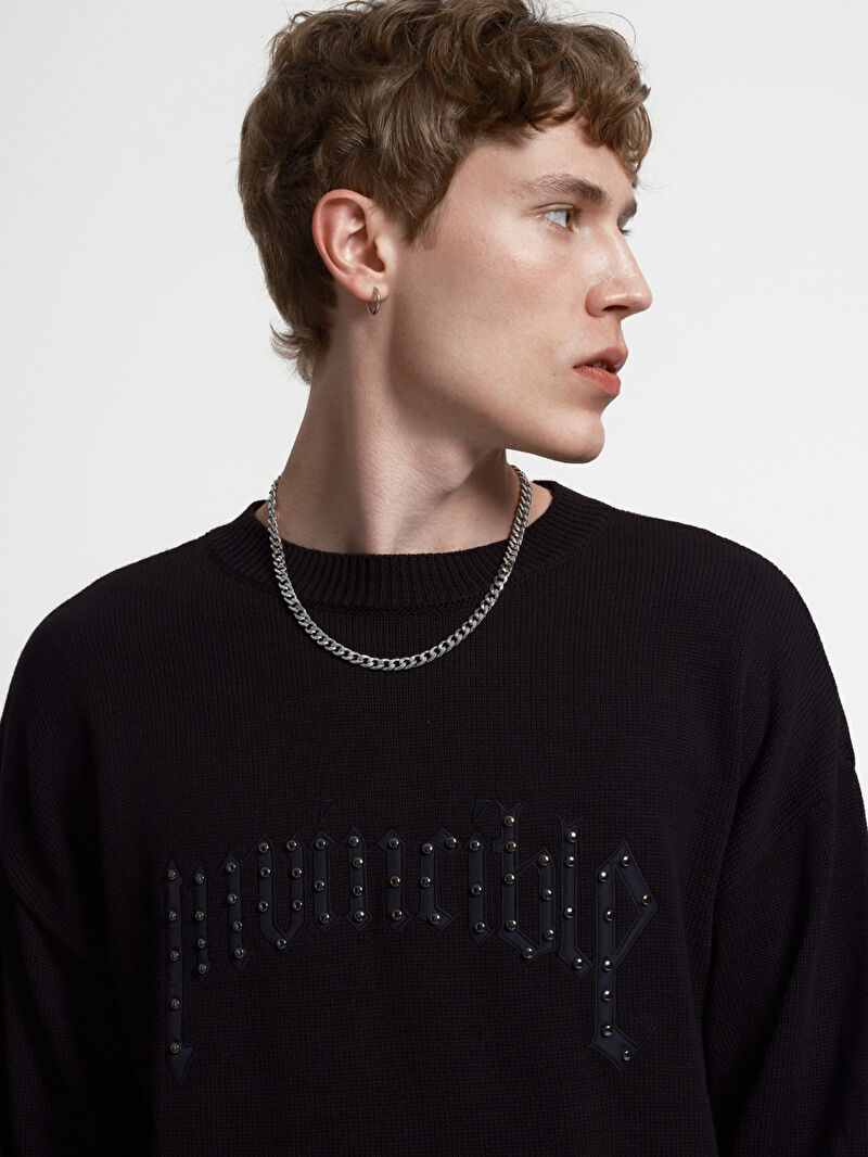 Oversize Fit Erkek Kazak