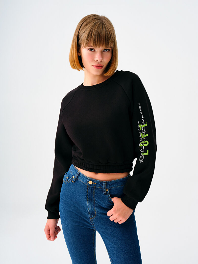 Loose Fit Kadın Sweatshirt