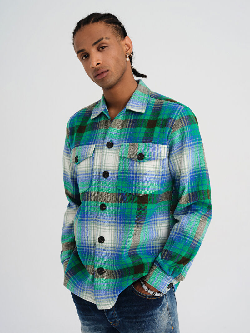 Relax Fit Erkek Gömlek U.kol