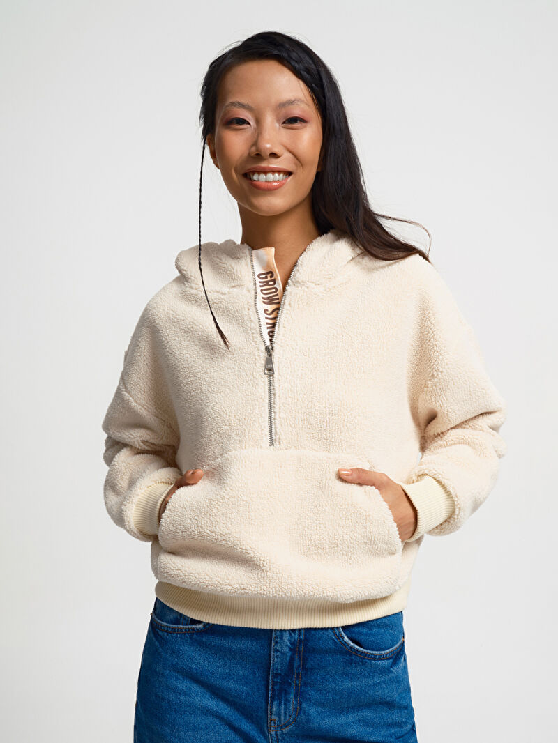 Loose Fit Kadın Sweatshirt