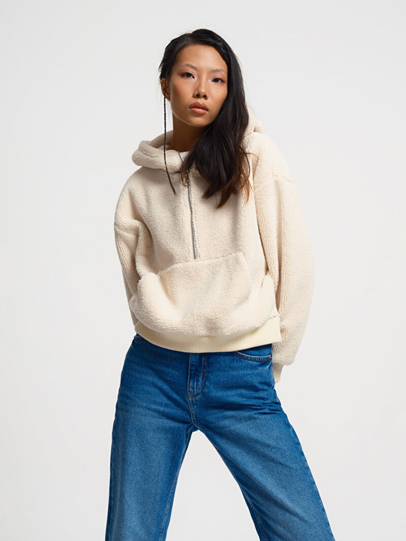 Loose Fit Kadın Sweatshirt