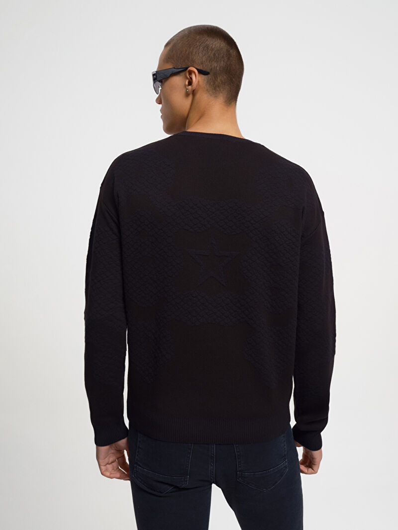 Oversize Fit Erkek Kazak