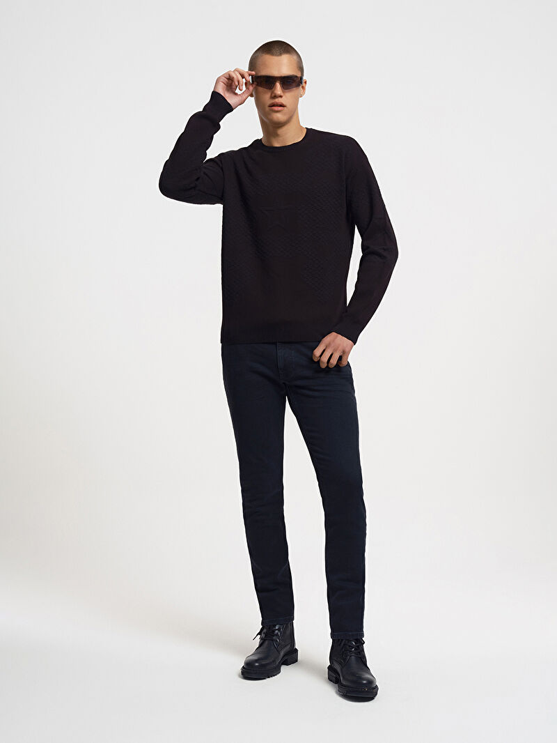 Oversize Fit Erkek Kazak