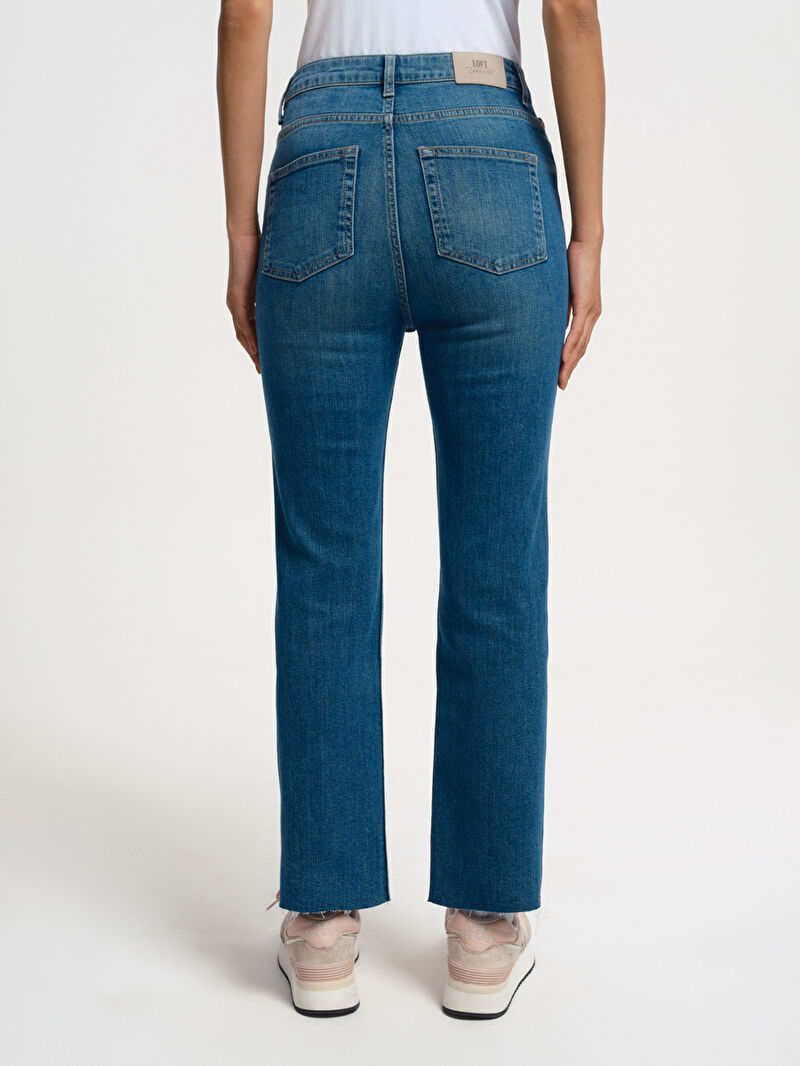 Crop Flare Slim Fit Kadın Pantolon